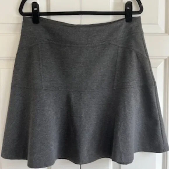 prAna Gianna Ponte Knit Skirt in Charcoal - Large - Picture 3 of 8
